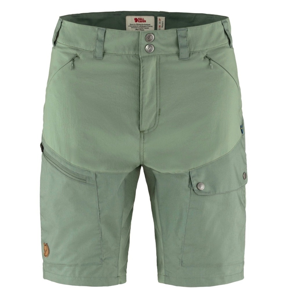 Fjallraven Abisko Midsummer Shorts W Sage Green Hiking Trekking EU 42 US 32